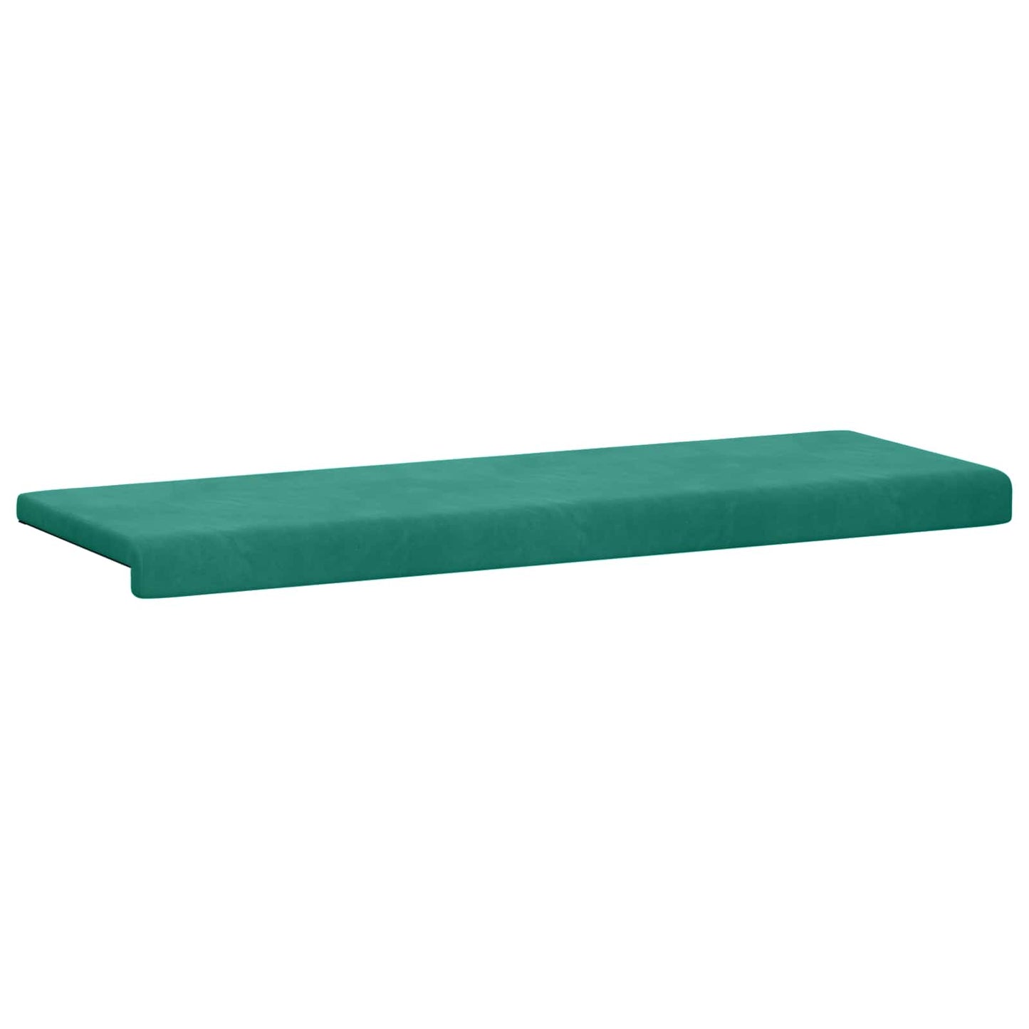 Bankkussen fluweel Turquoise Diepte 35 cm