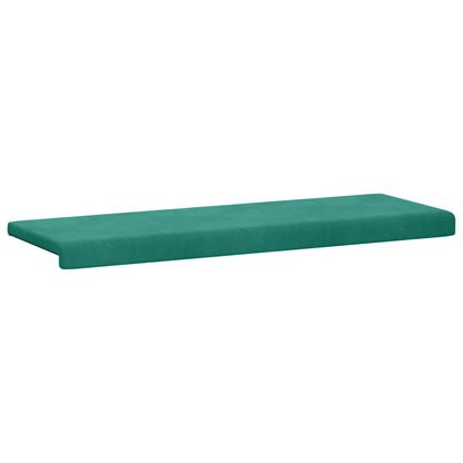 Bankkussen fluweel Turquoise Diepte 35 cm
