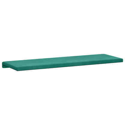 Bankkussen fluweel Turquoise Diepte 35 cm
