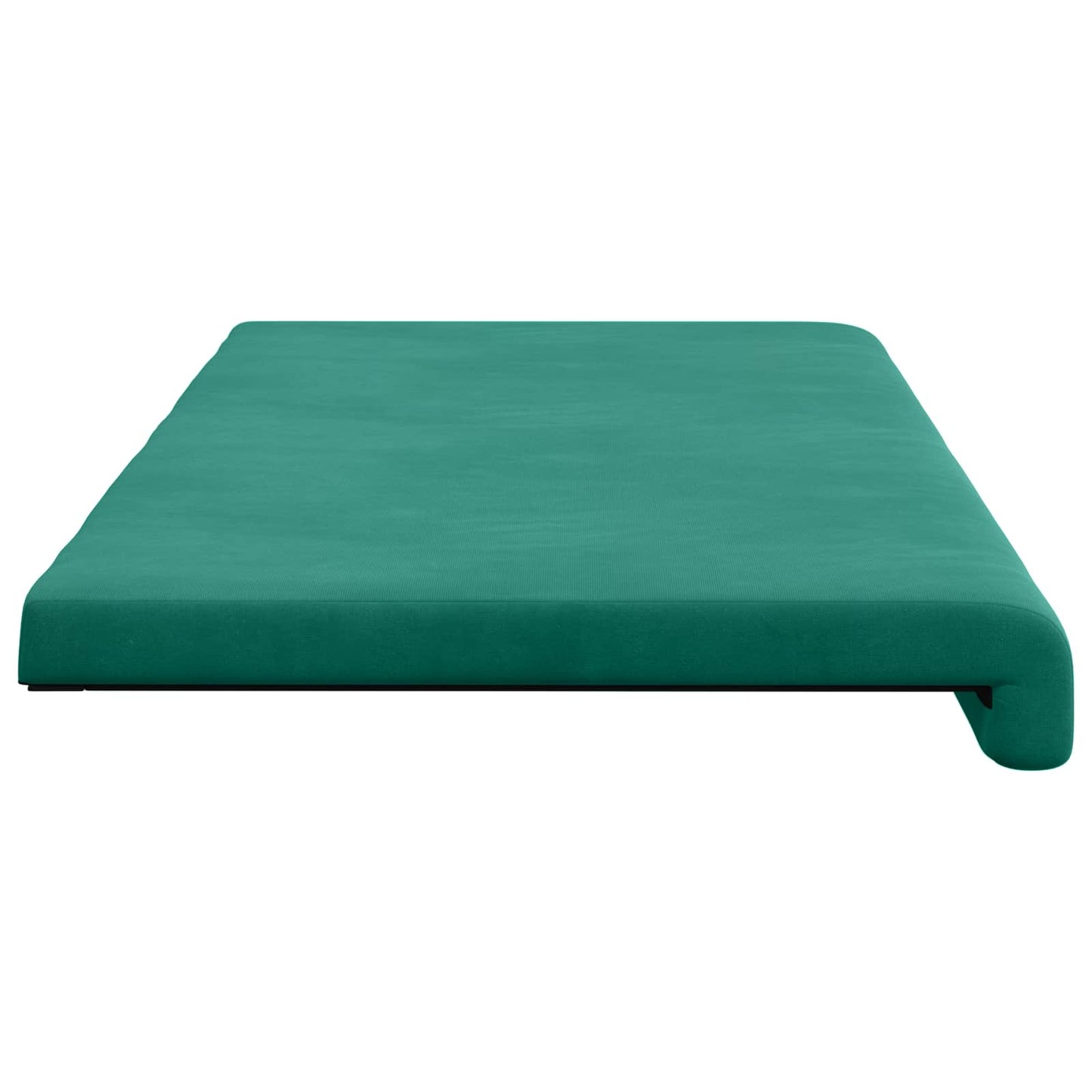 Bankkussen fluweel Turquoise Diepte 35 cm