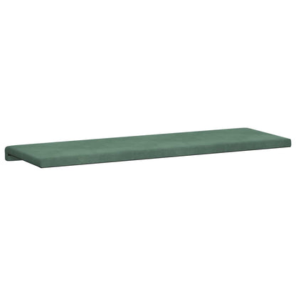 Bankkussen fluweel Zeegroen Diepte 35 cm