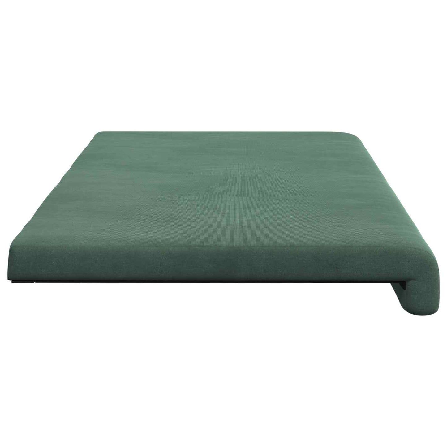 Bankkussen fluweel Zeegroen Diepte 35 cm