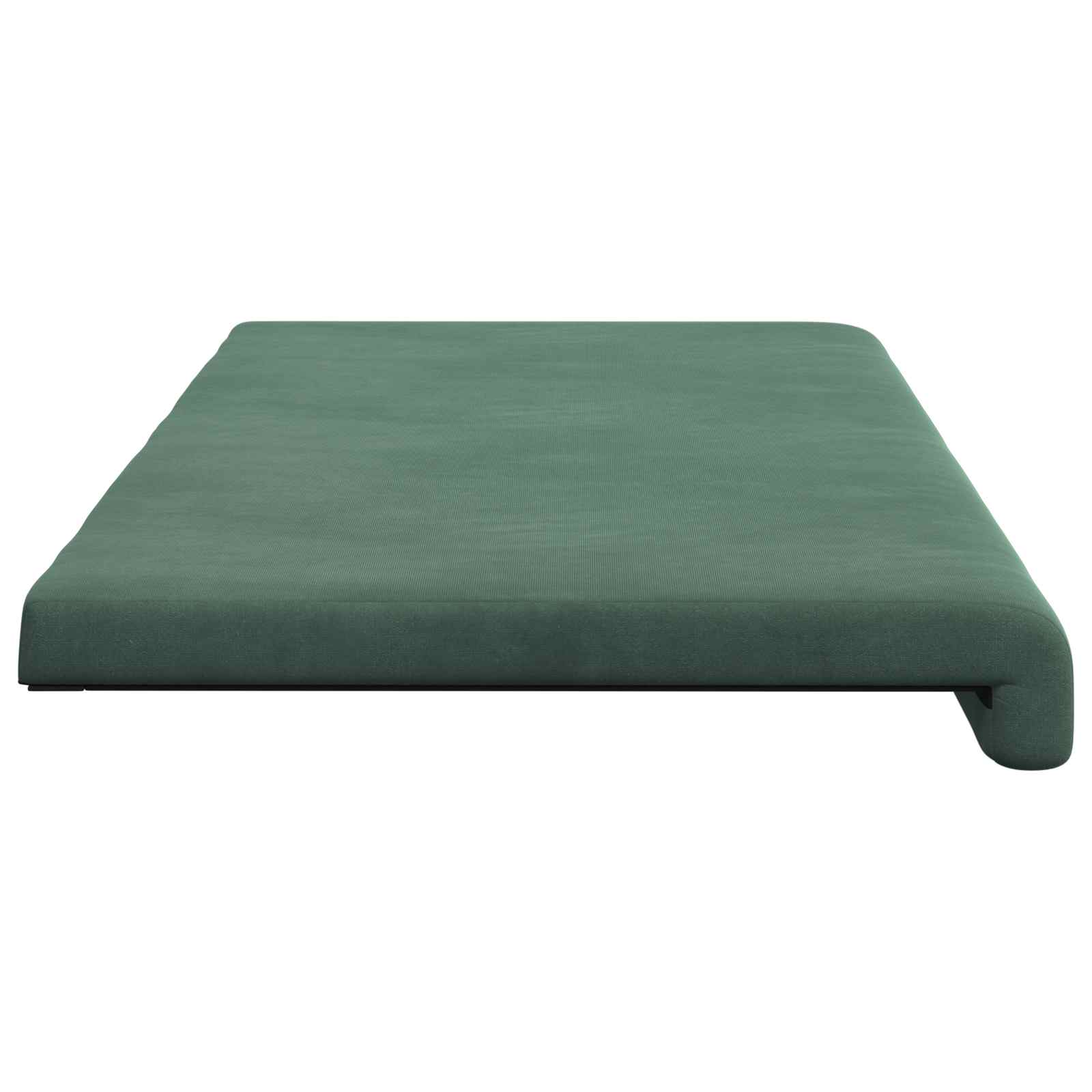 Bankkussen fluweel Zeegroen Diepte 35 cm