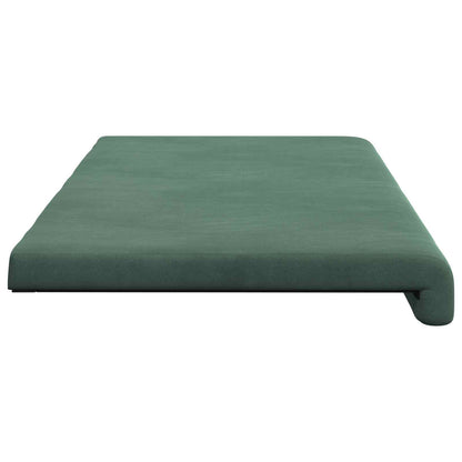 Bankkussen fluweel Zeegroen Diepte 35 cm