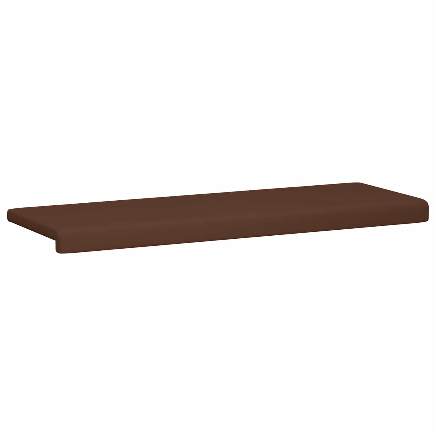 Bankkussen Kunstleer Bruin Diepte 35 cm