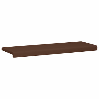 Bankkussen Kunstleer Bruin Diepte 35 cm
