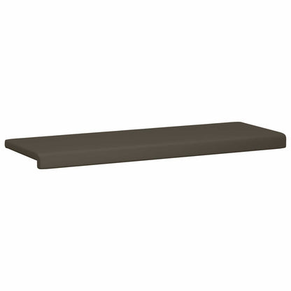 Bankkussen Kunstleer Grijs Diepte 35 cm
