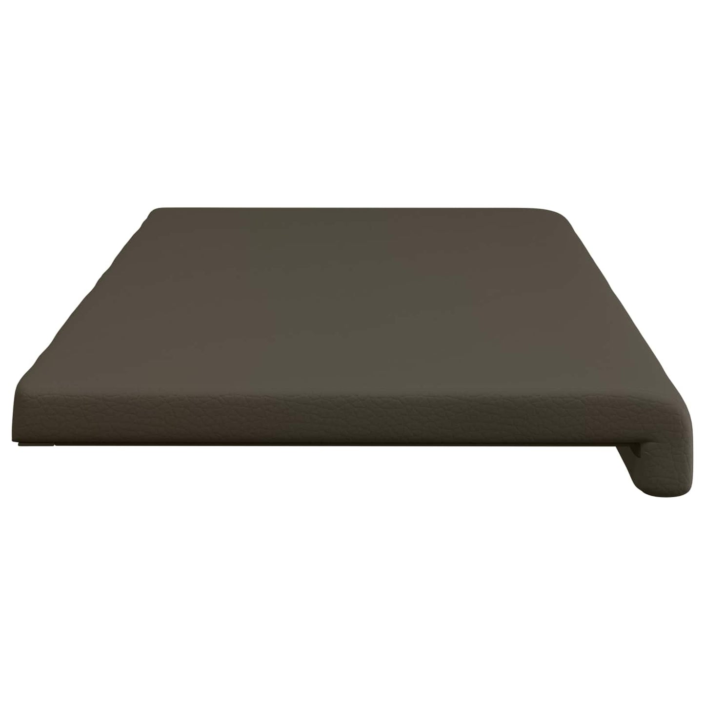 Bankkussen Kunstleer Grijs Diepte 35 cm