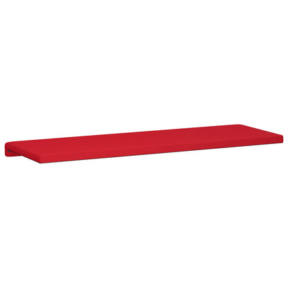 Bankkussen Kunstleer Rood Diepte 35 cm