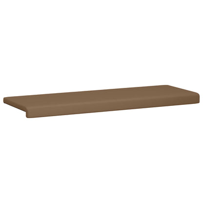 Bankkussen Kunstleer Cappuccino Diepte 35 cm