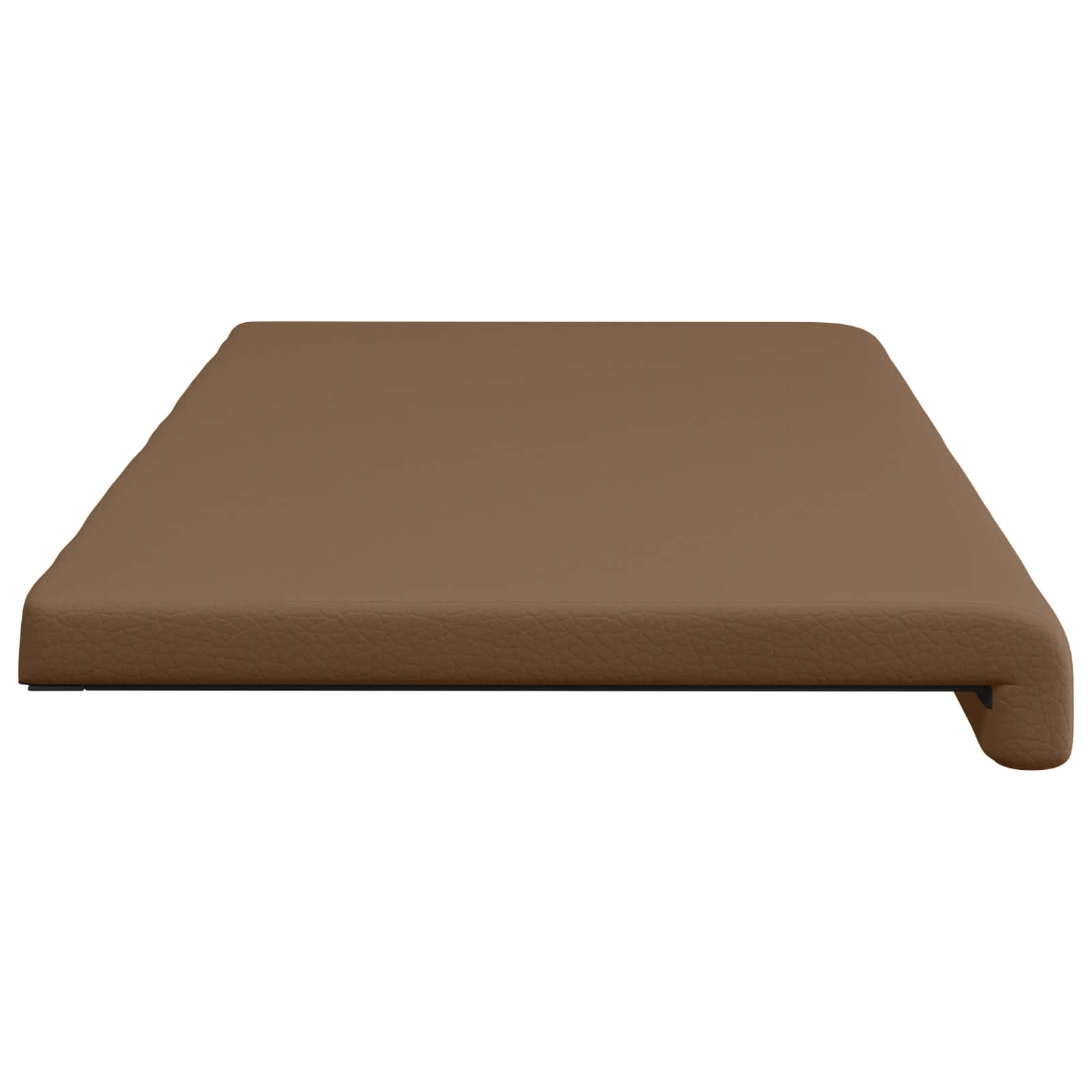Bankkussen Kunstleer Cappuccino Diepte 35 cm