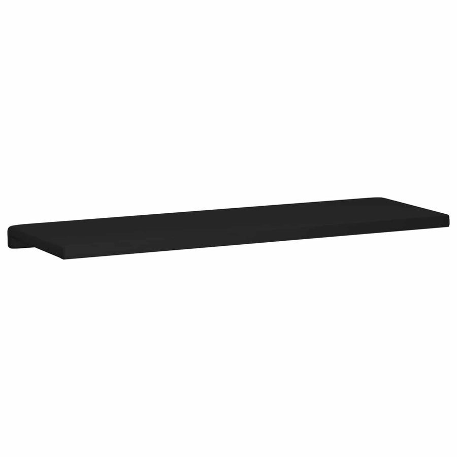 Bankkussen Kunstleer Zwart Diepte 35 cm