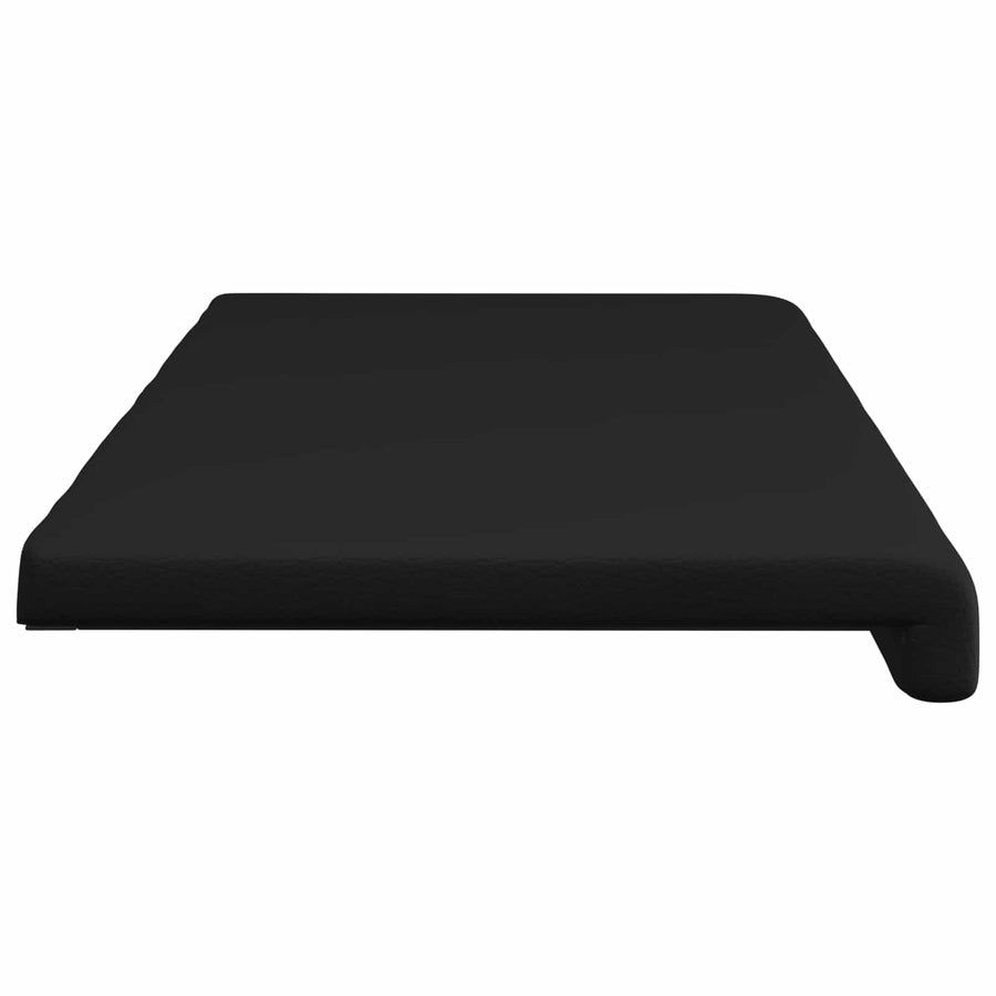 Bankkussen Kunstleer Zwart Diepte 35 cm
