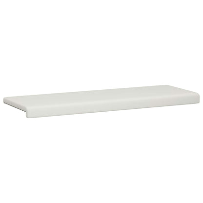 Bankkussen Kunstleer Wit Diepte 35 cm