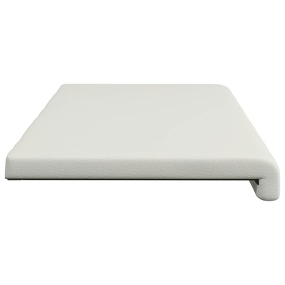 Bankkussen Kunstleer Wit Diepte 35 cm