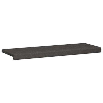 Bankkussen Kunstleer Zwart Diepte 35 cm