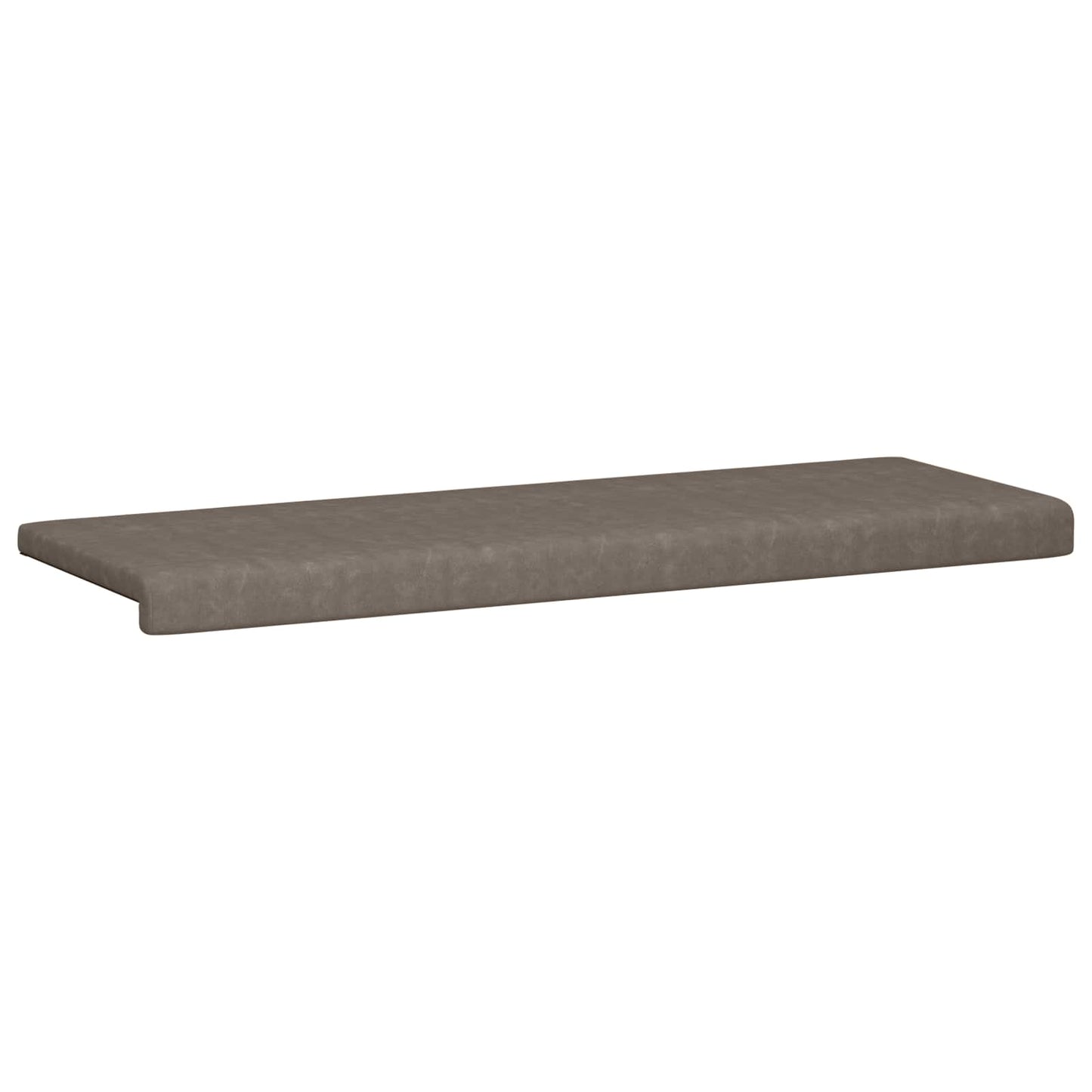 Bankkussen Kunstleer Grijs Diepte 35 cm