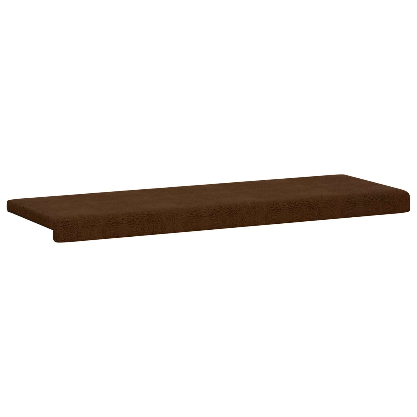 Bankkussen Faux Suède Stof Bruin Diepte 35 cm