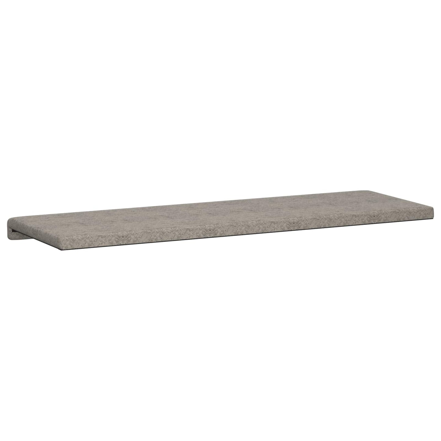 Bankkussen Faux Suède Stof Lichtgrijs Diepte 35 cm