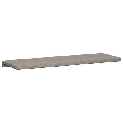Bankkussen Faux Suède Stof Lichtgrijs Diepte 35 cm