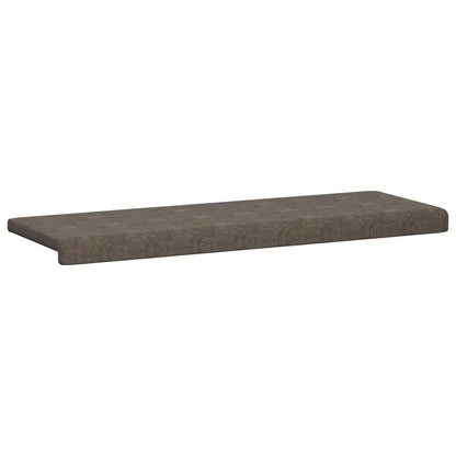 Bankkussen Faux Suède Stof Donkergrijs Diepte 35 cm