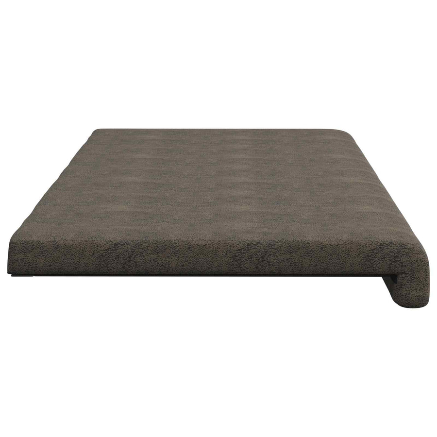 Bankkussen Faux Suède Stof Donkergrijs Diepte 35 cm