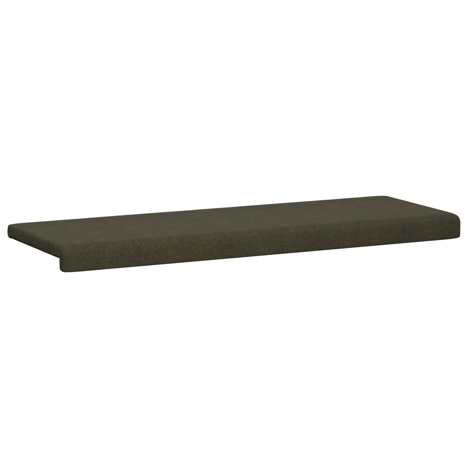 Bankkussen Faux Suède Stof Legergroen Diepte 35 cm