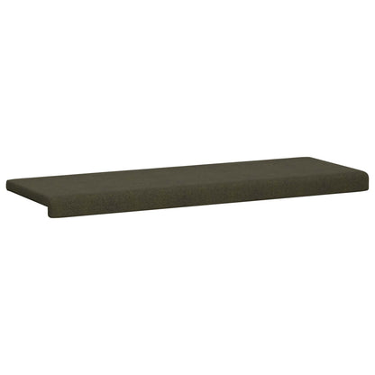 Bankkussen Faux Suède Stof Legergroen Diepte 35 cm