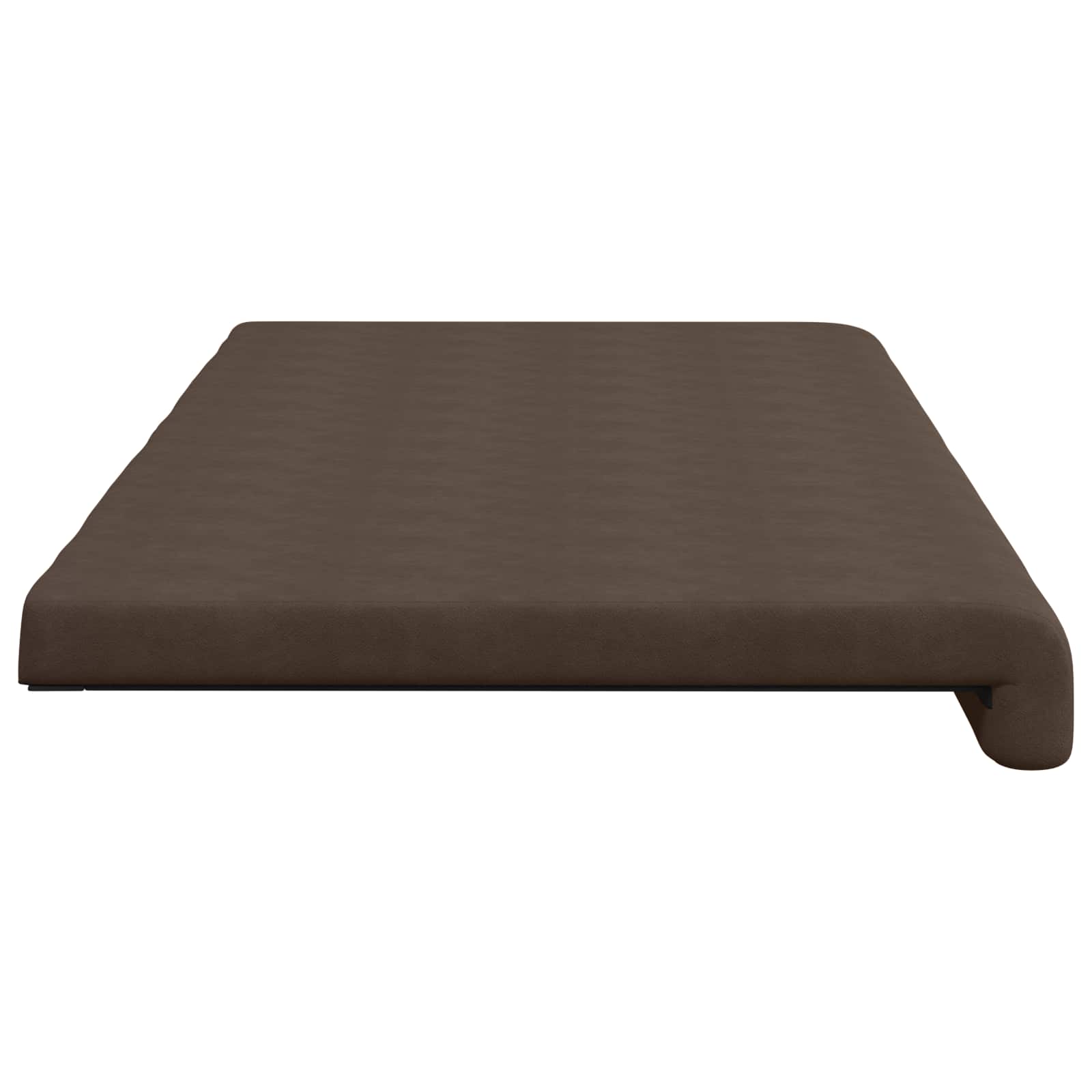 Bankkussen Microvezel Bruin Diepte 35 cm