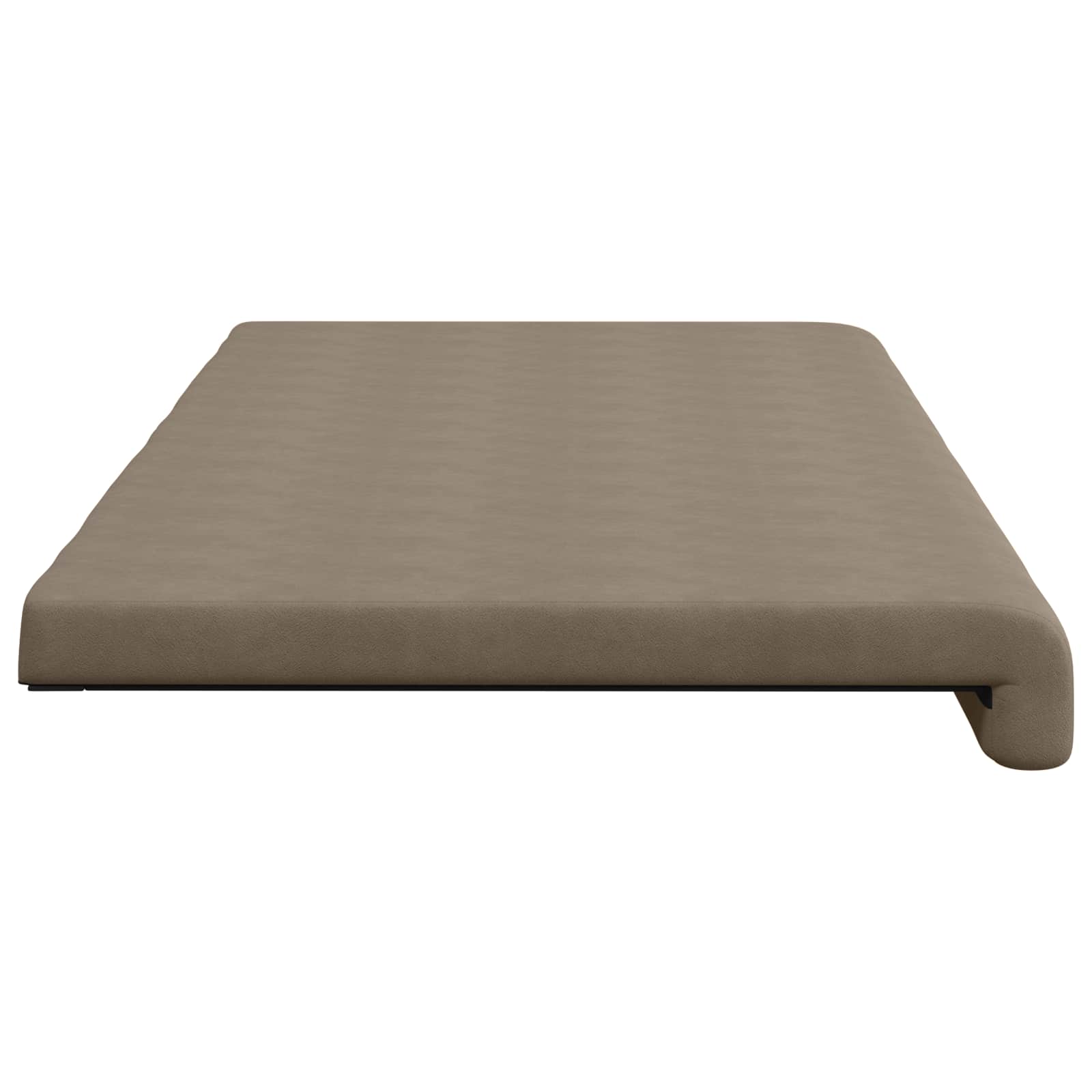 Bankkussen Microvezel Taupe Diepte 35 cm