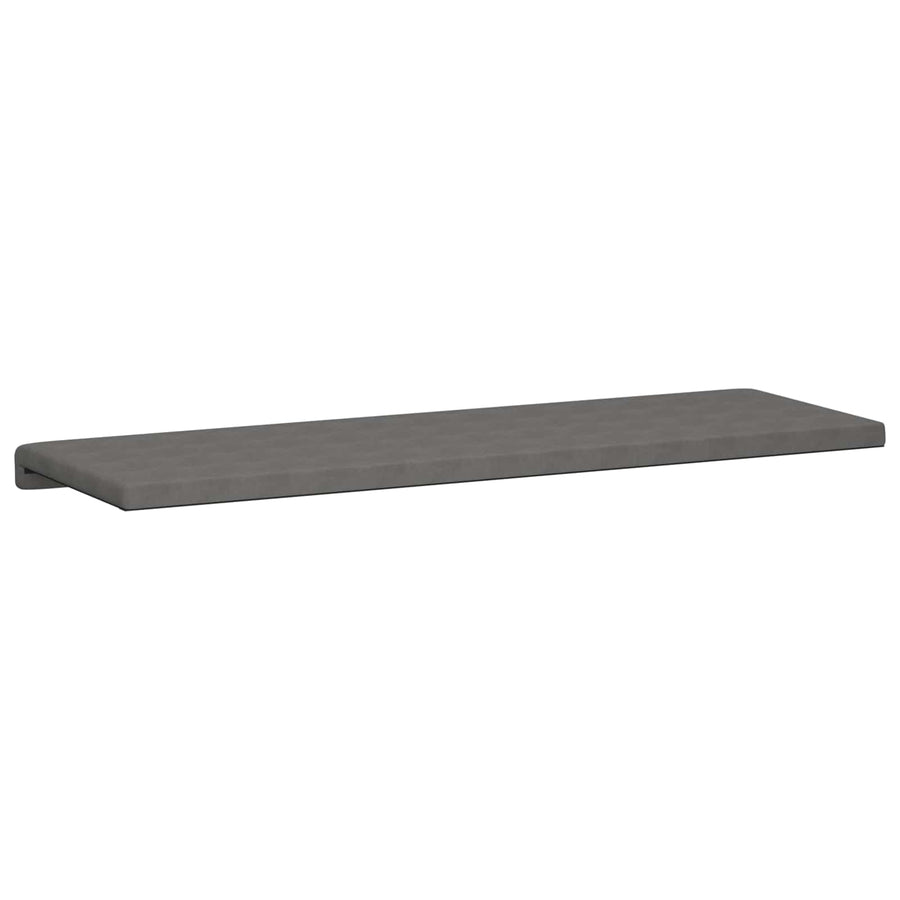 Bankkussen Microvezel Donkergrijs Diepte 35 cm