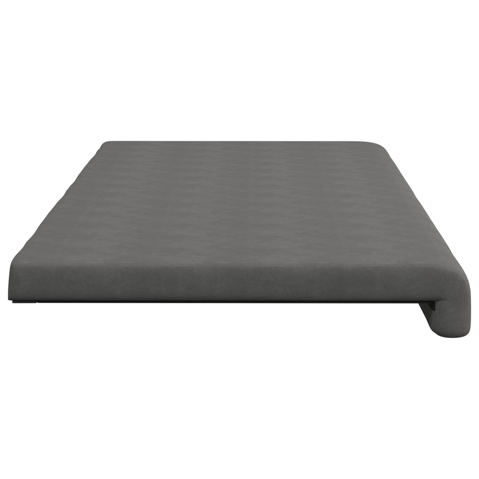 Bankkussen Microvezel Donkergrijs Diepte 35 cm
