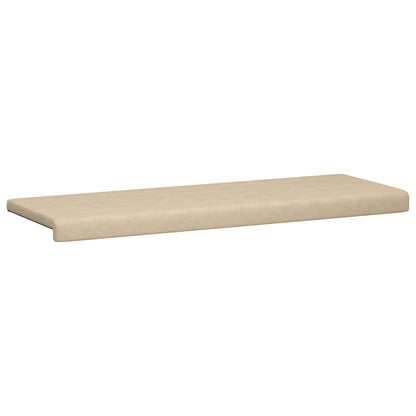Bankkussen Microvezel Crèmekleurig Diepte 35 cm