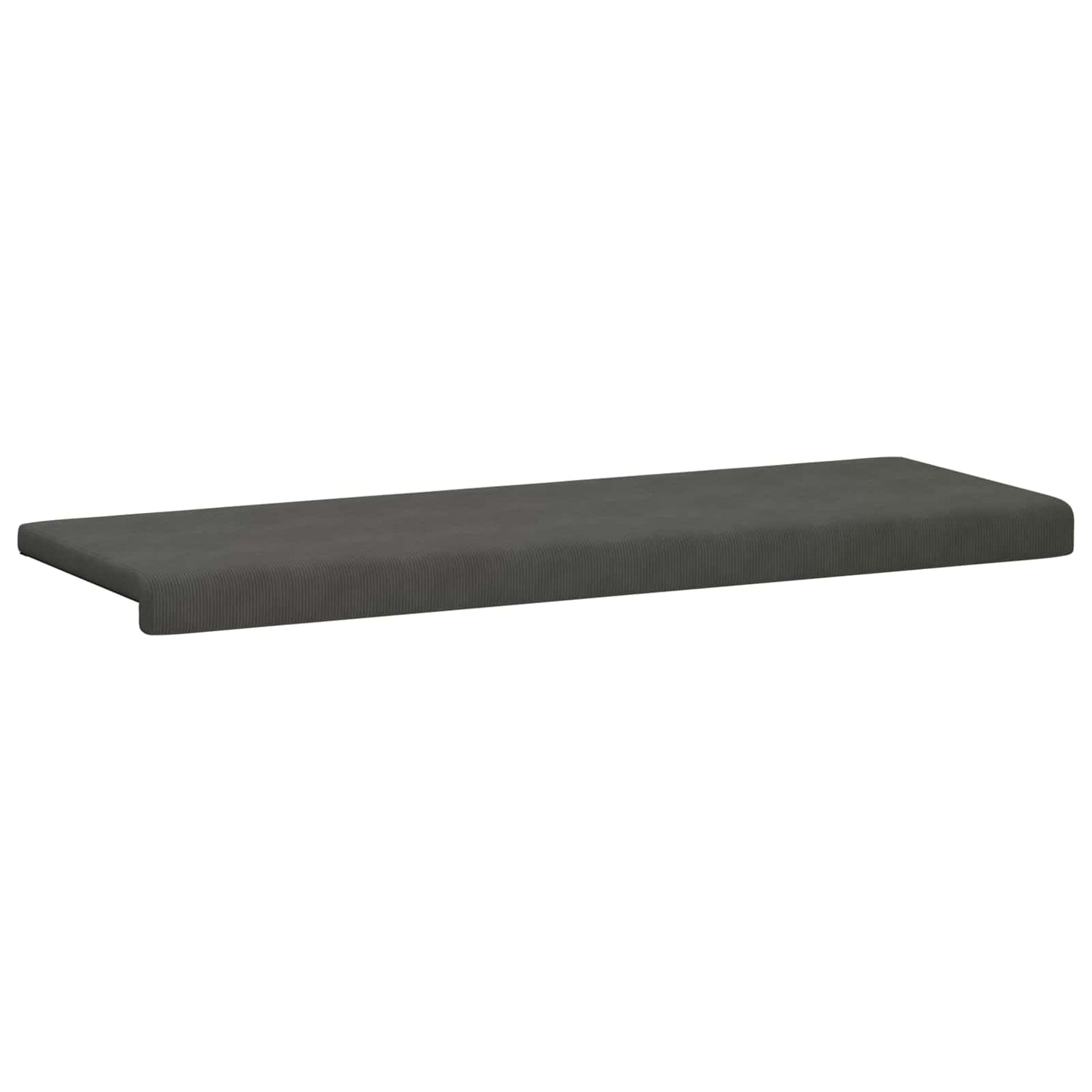Bankkussen corduroy Donkergrijs Diepte 35 cm