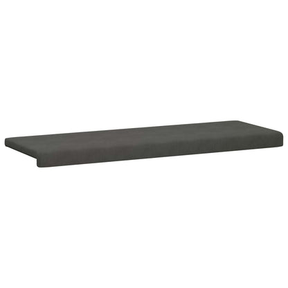 Bankkussen corduroy Donkergrijs Diepte 35 cm