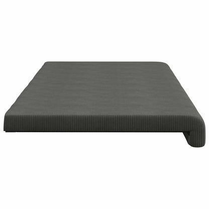 Bankkussen corduroy Donkergrijs Diepte 35 cm