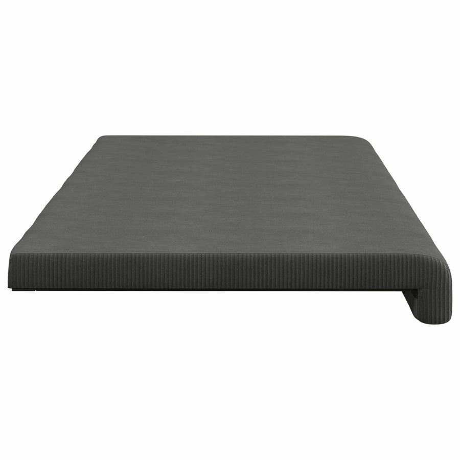 Bankkussen corduroy Donkergrijs Diepte 35 cm