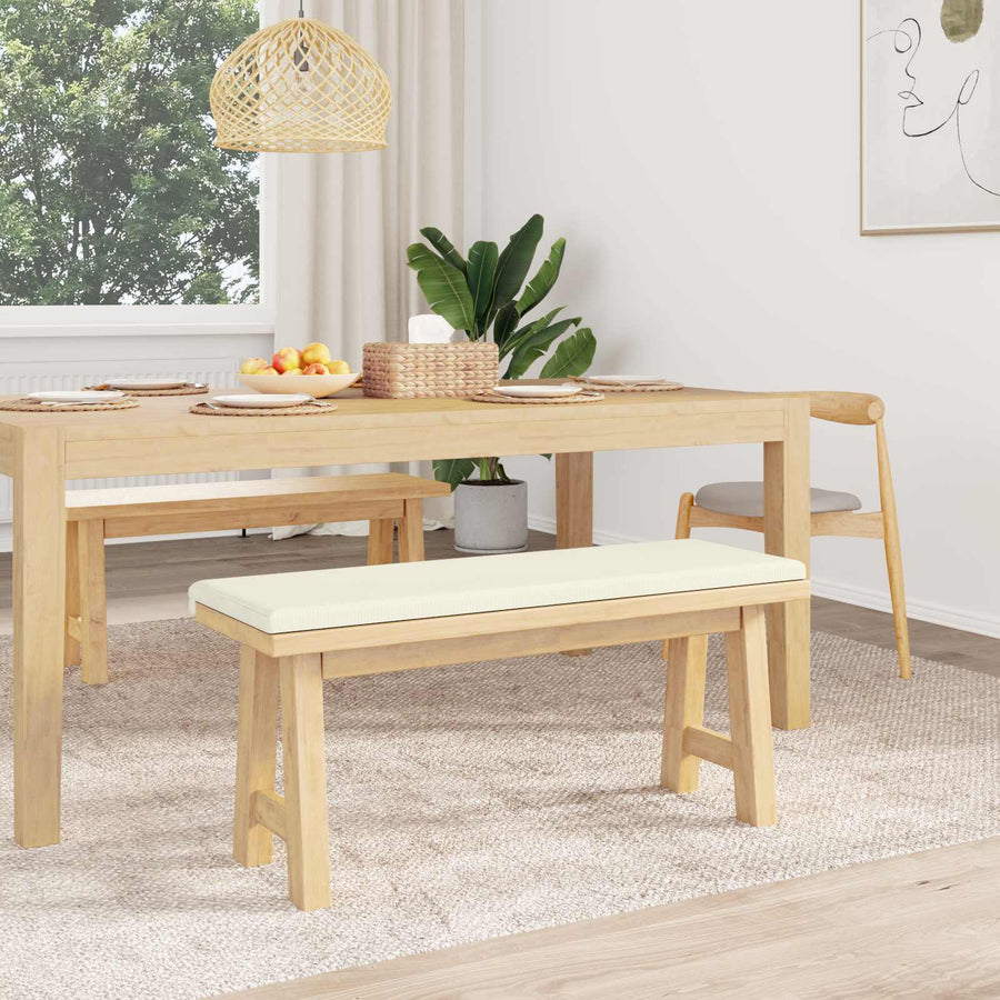 Bankkussen corduroy Crèmekleurig Diepte 35 cm