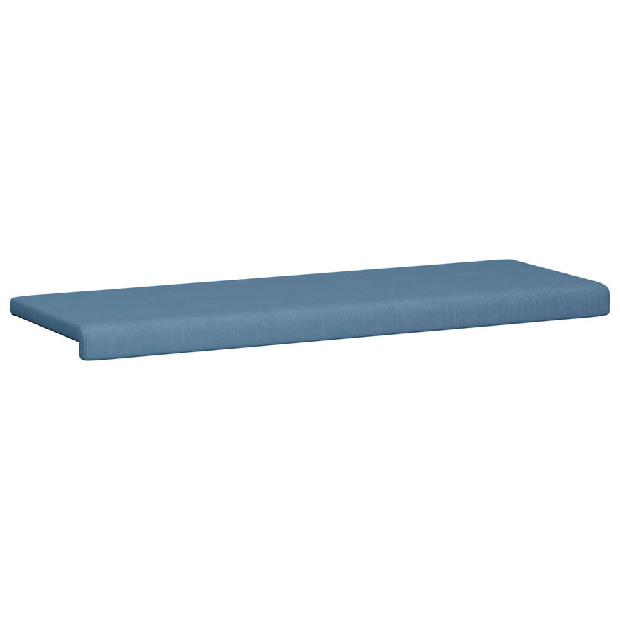 Bankkussen corduroy Blauw Diepte 35 cm