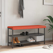 Bankkussen corduroy rood-oranje 110x38x6.5 cm