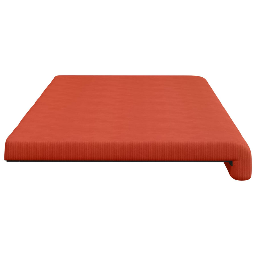 Bankkussen corduroy Rood-oranje Diepte 35 cm