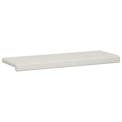 Bankkussen Pluche Corduroy Crèmekleurig Diepte 35 cm