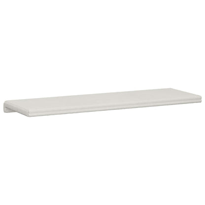 Bankkussen Pluche Corduroy Crèmekleurig Diepte 35 cm