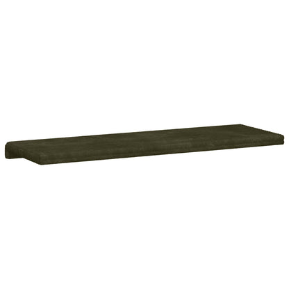 Bankkussen Pluche Corduroy Groen Diepte 35 cm