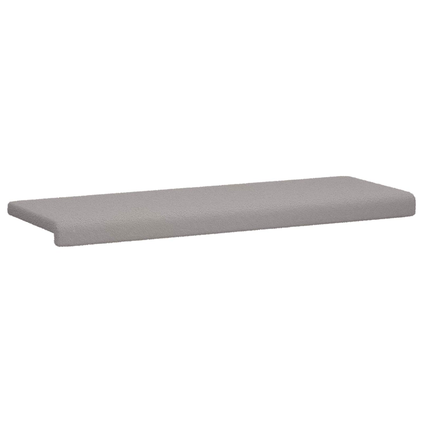 Bankkussen Sherpa Stof Lichtgrijs Diepte 35 cm