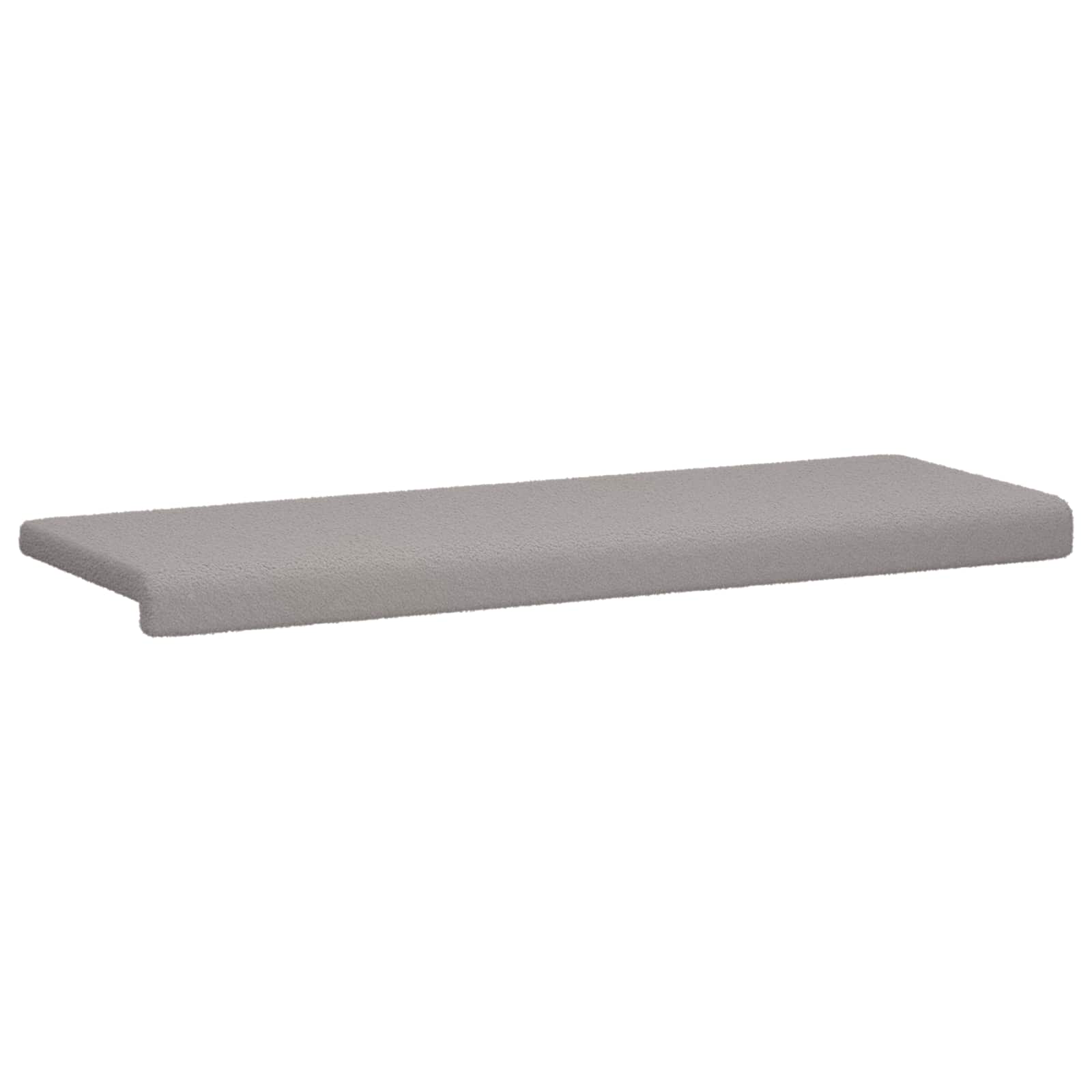 Bankkussen Sherpa Stof Lichtgrijs Diepte 35 cm