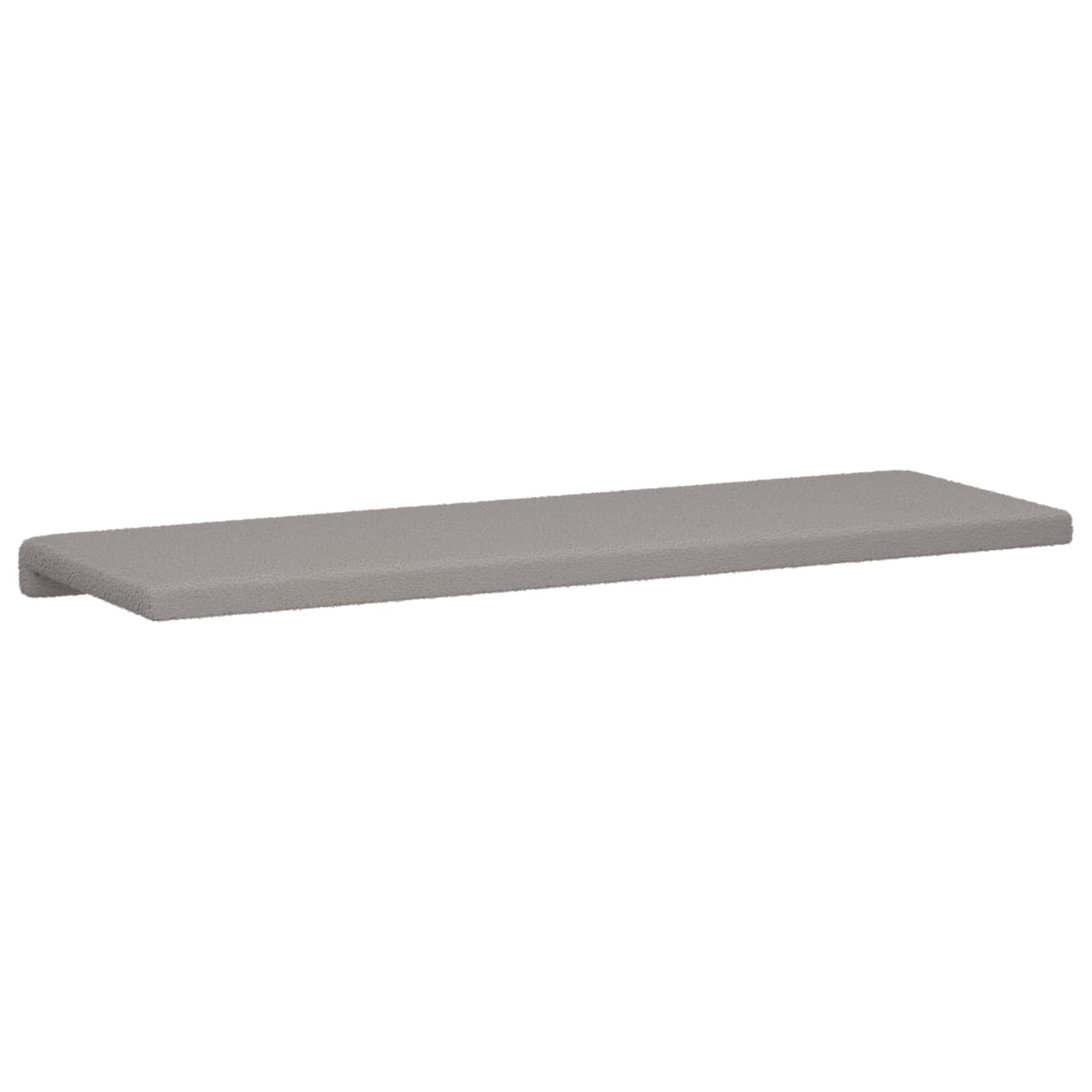 Bankkussen Sherpa Stof Lichtgrijs Diepte 35 cm