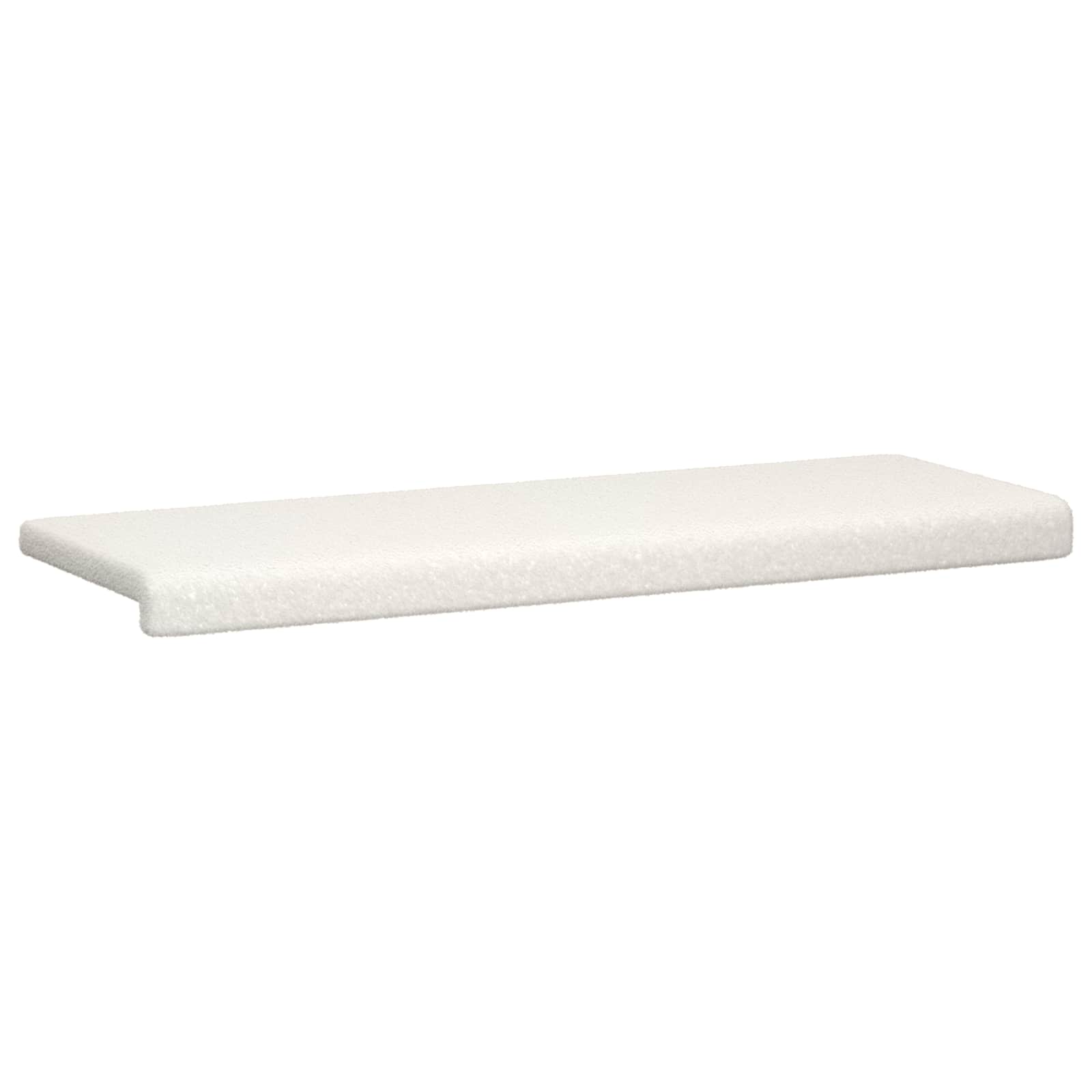 Bankkussen Sherpa Stof Crèmekleurig Diepte 35 cm