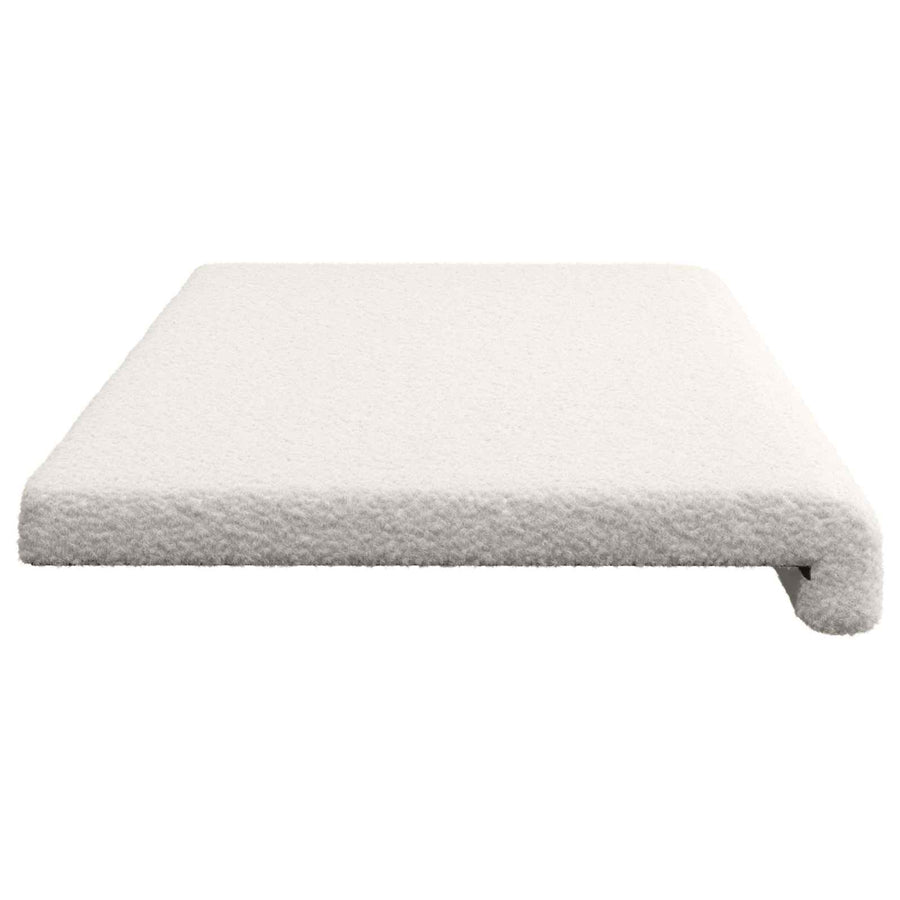 Bankkussen Sherpa Stof Crèmekleurig Diepte 35 cm