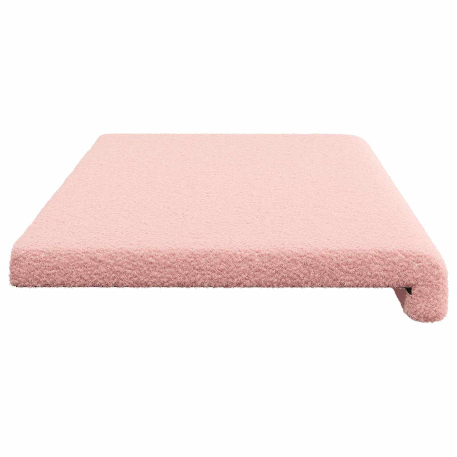 Bankkussen Sherpa Stof Roze Diepte 35 cm